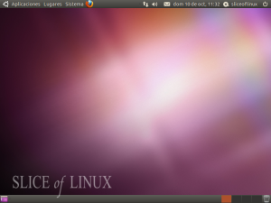 Interfaz de Ubuntu 10.10